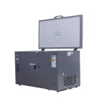 CONGELATEUR ASTECH HORIZONTAL 500LITRES AVEC VITRE SILVER CH500GM 