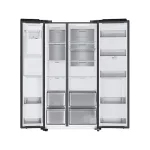 REFRIGERATEUR SAMSUNG SIDE BY SIDE FAMILY 2PORTES AVEC DIST, GLACON ET ECRAN NOIR RS6HA889181