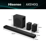 BARRE DE SON HISENSE 600W AX5140Q 5.1.4