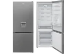 REFRIGERATEUR FINIX COMBINE 3TIROIRS 468LITRES + DIST D’EAU GRIS GT/SN 383W
