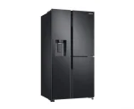 REFRIGERATEUR SAMSUNG SIDE BY SIDE 3PORTES AVEC DIST EAU ET GAL SILVER RS65R5691